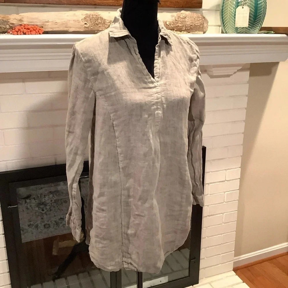 #273 Gorgeous Love J Jill Linen Top Size Small - Picture 1 of 7